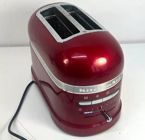 Defect no heat* KitchenAid ARTISAN 5KMT2204 2 Scheiben Toaster Rot (5KMT2204ECA) - Picture 1 of 7