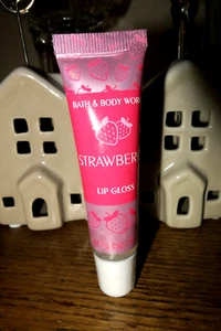 1x ❤️ BBW FRESA ❤️ ACEITE TRANSPARENTE CON SABOR ❤️ Brillo de labios BAÑO TRABAJO CORPORAL - Imagen 1 de 2