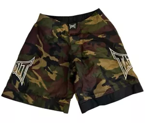 Vintage Tapout Camo MMA Mens Shorts Size 28 Trunks Fighter Surf Swim Boardshorts - Picture 1 of 6