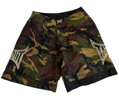 Pantalones Cortos Vintage Tapout Camuflados MMA Para Hombres Talla 28 Baúles Luchador Surf Natación Boardshorts Foto 1 de 4