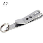 Mini Pocket Clips Carabiner Bag Waist Belt Clip Key Buckles Holder Outdoor --Zk