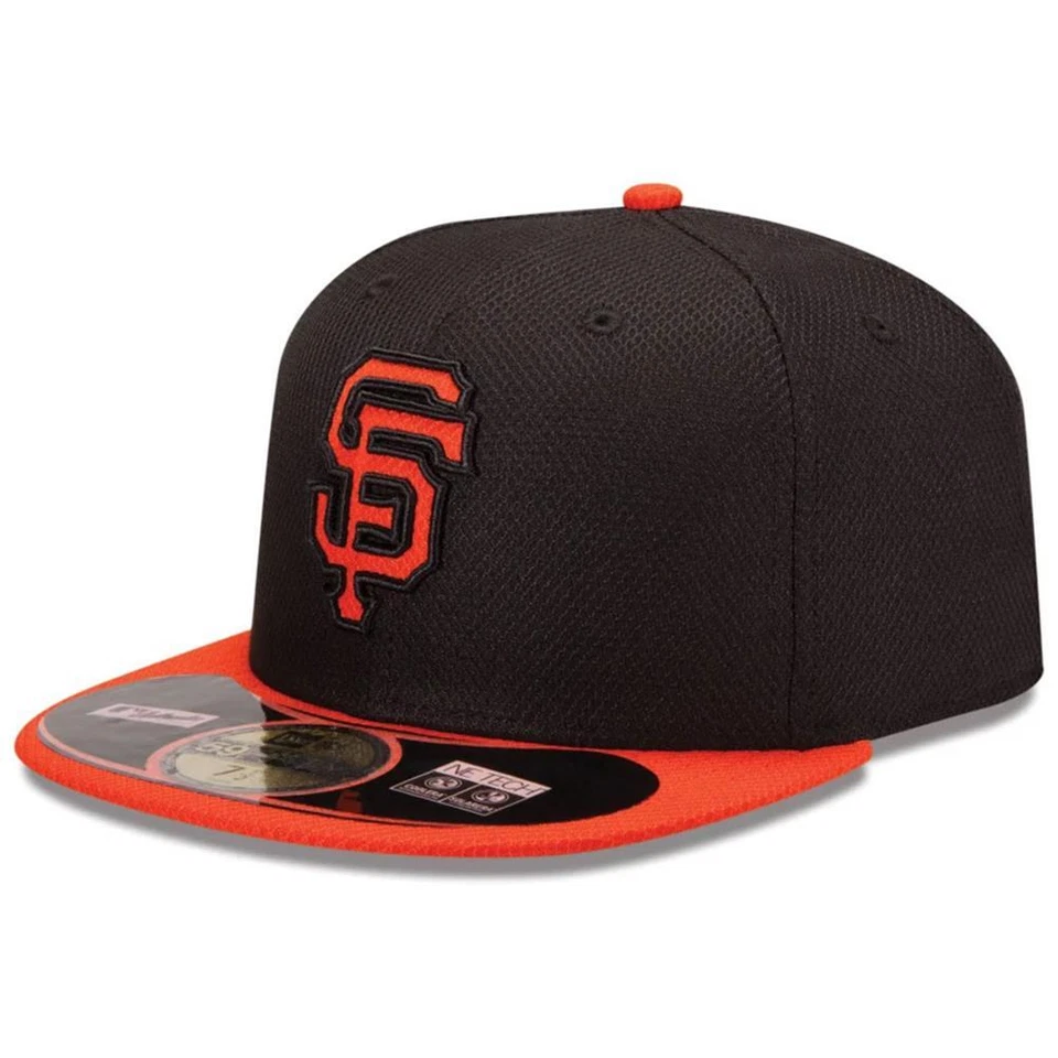 San Francisco Giants New Era 5950 Batting Practice Fitted Hat - Black - Image 1 of 1