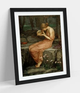 WATERHOUSE PSIQUE ABRIENDO LA CAJA DORADA ARTE PÓSTER ENMARCADO IMPRESIÓN DE IMÁGENES OBRAS DE ARTE - Imagen 1 de 10