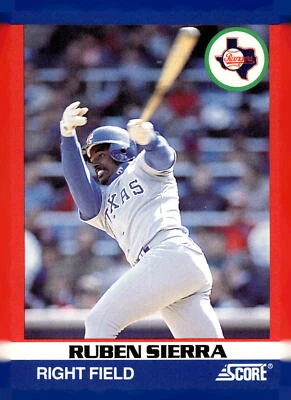 1991 Score 100 Superstars #12 Ruben Sierra - Image 1 of 2