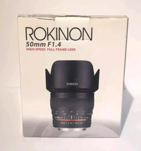 LENTE ROKINON PRIME 50mm F1.4 para CÁMARAS CANON EF EOS NUEVO en CAJA Foto 1 de 1