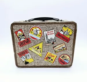 Ohio Art Traveller International Metal Lunch Box Vintage France - Picture 1 of 6