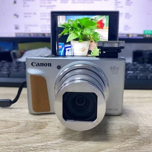 Canon PowerShot SX740 HS 20.3MP 40xOptical Zoom 4K Digital Camera SILVER - Picture 1 of 11