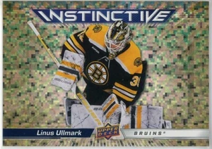 2023-24 23-24 UD Series 2 Linus Ullmark INSTINCTIVE GOLD SPARKLE Parallel card - Picture 1 of 1