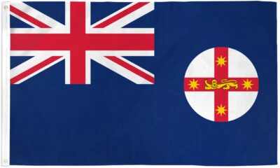 Bandera de Nueva Gales del Sur 3x5 pies Bandera del Territorio Australiano 3x5 Australia Nueva Gales del Sur Foto 1 de 2