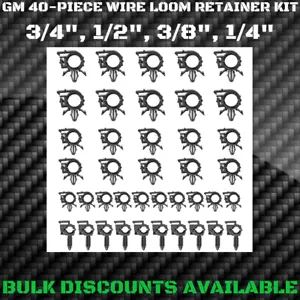 1999+ Cadillac Escalade Interior Engine Harness Wire Loom Clip Clamp Retainers - Picture 1 of 3