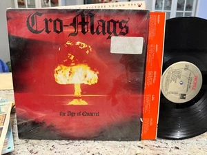 THE CRO-MAGS The Age Of Quarrel LP Vinyl Record 1986 RARE 1ST PRESS SHRINK PUNK - Picture 1 of 6