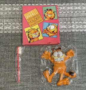 Garfield Zahnbürstenhalter und Zahnbürste 1978  - Bild 1 von 12