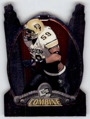 1997 Press Pass Combine Greg Jones Rookie Colorado Buffaloes #36 2043 - Image 1 of 2
