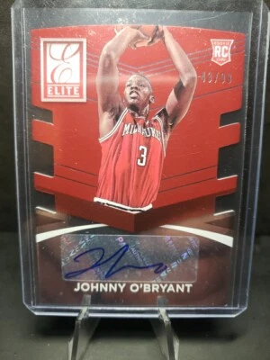  2014-15 Elite Status Signatures Red #4 Johnny O'bryant #/99 Auto - Image 1 of 2