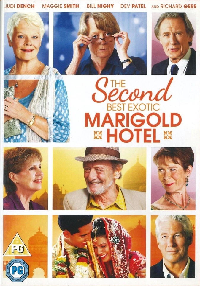 The Second Best Exotic Marigold Hotel (2015) DVD, Penelope Wilton [Region 2] - Image 1 of 2