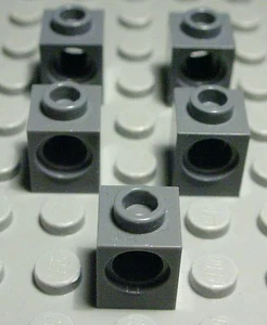 Lego Technic Lochstein 1x1 new Dunkelgrau 5 Stück - Bild 1 von 1