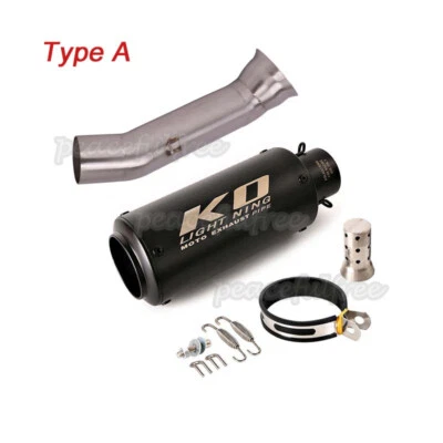 Silenciador de escape tubo medio antideslizante para Ducati Hypermotard Hyperstrada 821 2013-18 Foto 1 de 4