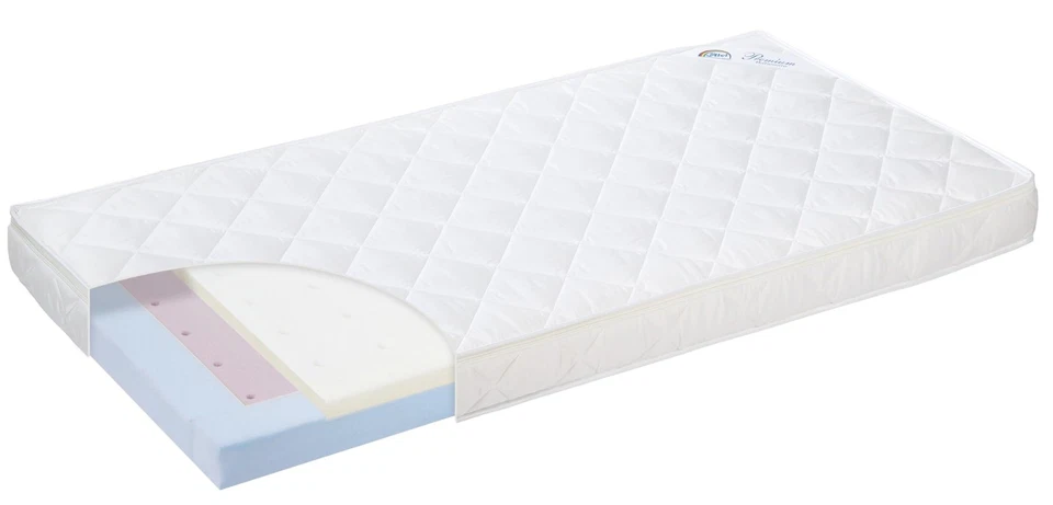 Alvi HygienAir-Duo Kinder Baby Kaltschaummatratze Baumwolle 70x140 cm 7kg - Neu - Bild 1 von 1