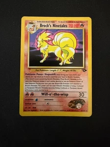 Brock's Ninetales Holo Gym Challenge Pokémon TCG - NM - Picture 1 of 2