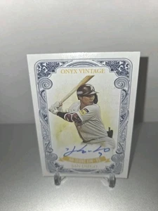 2021 Onyx Vintage HA-SEONG KIM Baseball Blue Ink AUTO /325 - Bild 1 von 3
