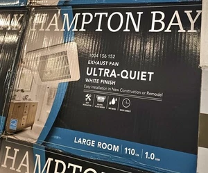 Hampton Bay BPT18-34A-5 Exhaust Fan - White 1004 156 152 NEW - Picture 1 of 1