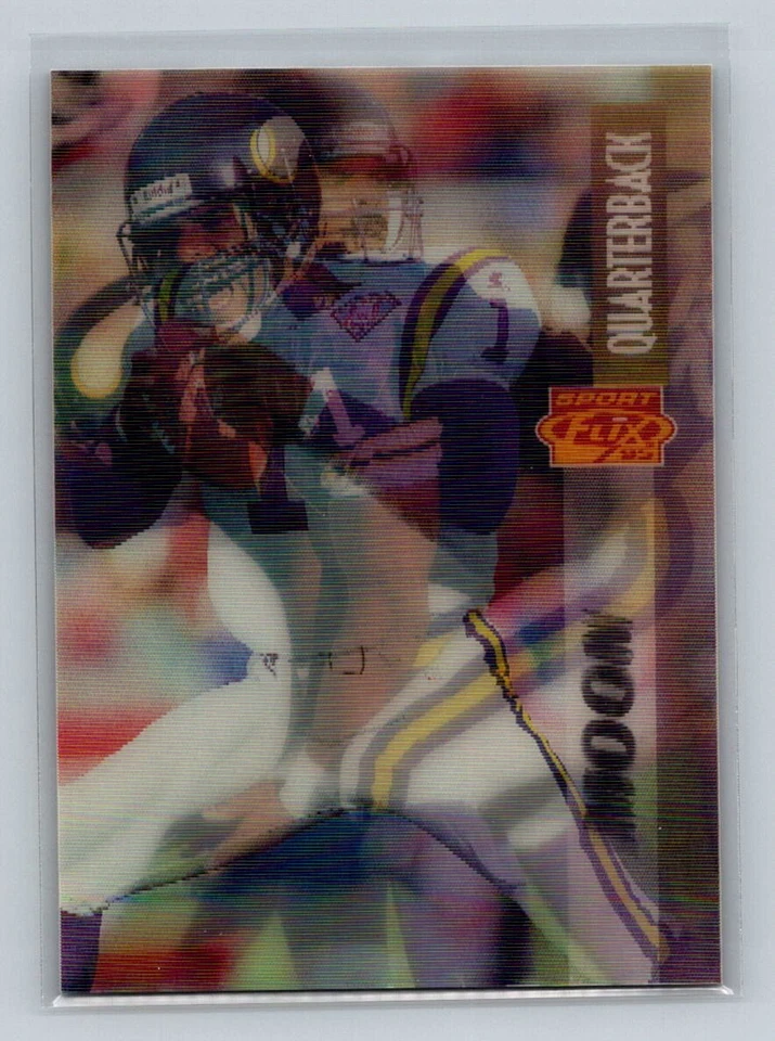 Warren Moon 1995 Sportflix #30 Minnesota Vikings - Image 1 of 2