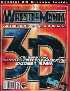 WWE WrestleMania 3D Magazine + Poster & Glasses Andre The Giant Hulk Hogan - Foto 1 di 8