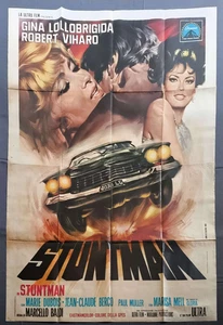 MANIFESTO poster 4F STUNTMAN GINA LOLLOBRIGIDAMARISA MELL BALDI AUTO CAR SEX U29 - Picture 1 of 7