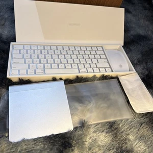 Apple Magic Keyboard 2 A1644, Magic Mouse 2 A1657 With Box & Trackpad A1339 - Picture 1 of 7
