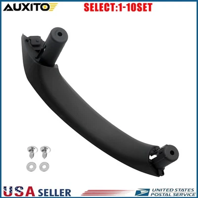 Manija de puerta interior derecha negra 1-10X Fit BMW F25 F26 X3 X4 2011-2017 Foto 1 de 4