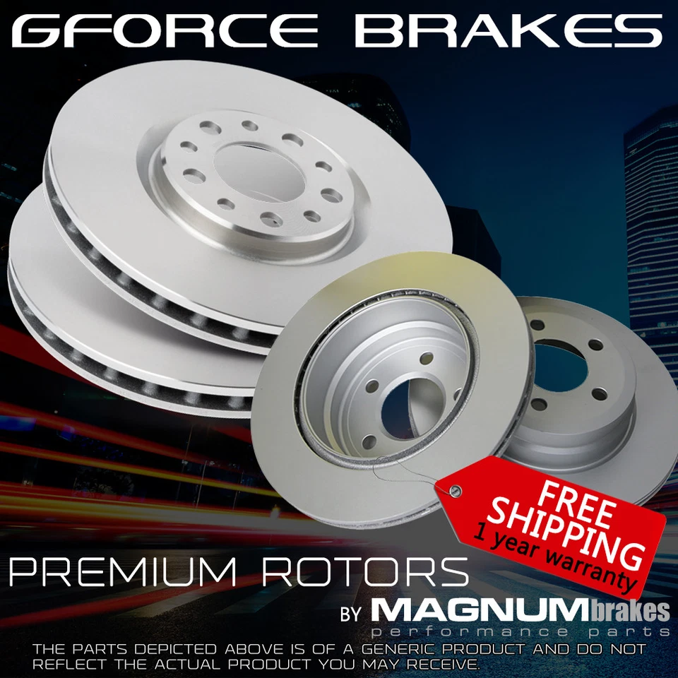 Front + Rear Premium Rotors for 1993(Aug)-1997 BMW 840Ci 850Ci E31 - Image 1 of 1