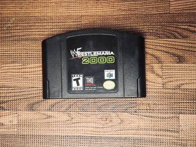 WWF Wrestlemania 2000 Video Game for Nintendo 64 N64 Tested Works! - Image 1 of 4