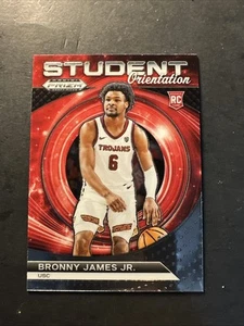 2024 Prizm Draft Pick Student Orientation #12 Bronny James Jr Rookie Card USC RC - Bild 1 von 2