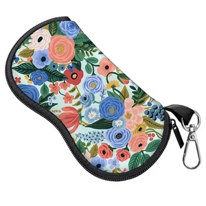 Custodia per occhiali da sole custodia per occhiali con cerniera morbida in neoprene custodia leggera con M... - Foto 1 di 7