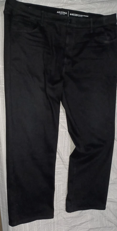 Jeans Arizona Advance Flex 360 grandes y altos para hombre pierna recta calce relajado 44x29 Foto 1 de 1