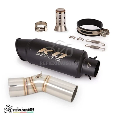 For Kawasaki Ninja ZX10R 2011-2025 Slip On Exhaust System Muffler Mid Link Pipe - Изображение 1 из 4