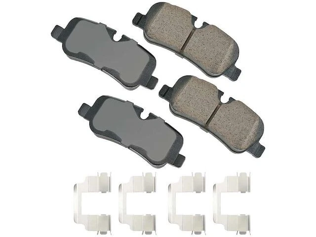 Para 2006-2012 Land Rover Range Rover conjunto de pastilhas de freio traseiras Akebono 42469MNDV 2008 - Imagem 1 de 2