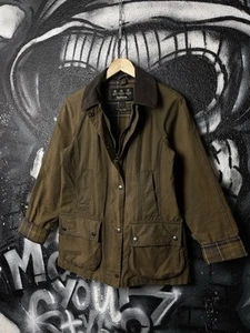 Barbour Classic Beadnell Wax Waterproof Jacket Women’s Size UK 8 - Picture 1 of 20
