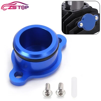 Bomba de inyección de aceite para Yamaha PW50 PW80 tapón de bloqueo azul 6061 Billet Foto 1 de 4