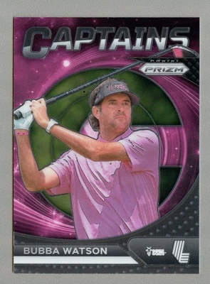 Tarjeta cromada base Bubba Watson - 2024 Panini Prizm Liv Golf Captians # 69 Foto 1 de 2