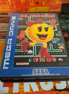 Ms. Pac-Man (Namco 1992) Sega Mega Drive (Módulo, Caja) funciona clásico 16 bits - Imagen 1 de 3