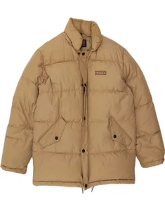 LEVI'S Mens Padded Jacket UK 38 Medium Beige Nylon AP06 - Picture 1 of 8