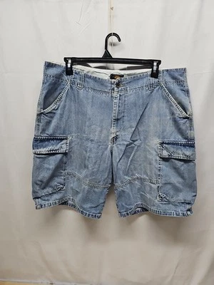 Pantalones Cortos De Colección Años 90 Route 66 Denim y2k Patinador Carga Talla 42 Entrepierna 10 Algodón Desteñido Foto 1 de 4