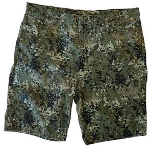 Bermuda da lavoro Levis 469 pantaloncino uomo 44 verde mimetico denim jorts - Foto 1 di 12