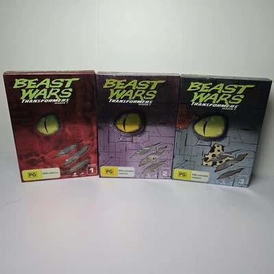 Transformers Beast Wars Complete Series Seasons 1 2 3 DVD 10-Disc Box Set R4 - image 1 of 4