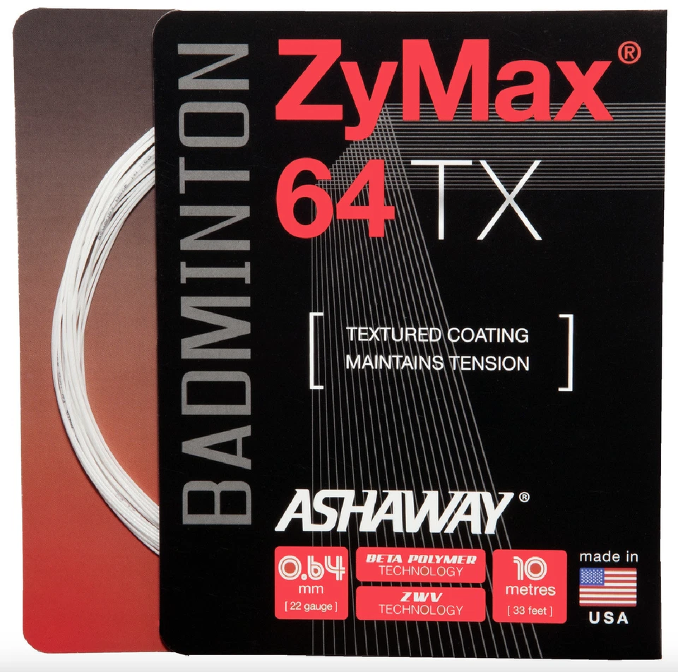 ASHAWAY ZYMAX 64 TX WHITE 33' SET
