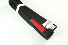Black Bjj Belt- Mens Brazilian JiuJitsu Gi Belt by Bravo