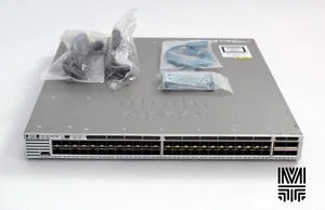 Cisco WS-C3850-48XS-F-S 48x 10GB SFP+ und 4x 40GB QSFP+ Ethernet Ports - 2x AC - Bild 1 von 4