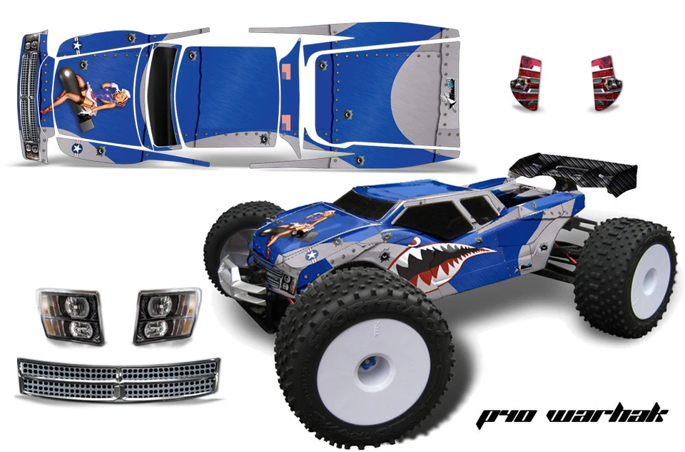 AMR Traxxas Bandit VXL 4x4 Truck Brushless Buggy RC Graphic Decal Kit 1/10 Digi