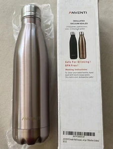 500ML Stainless Steel Vacuum Insulated 17Oz Double Wall Thermos Water Bottle US - Picture 1 of 5